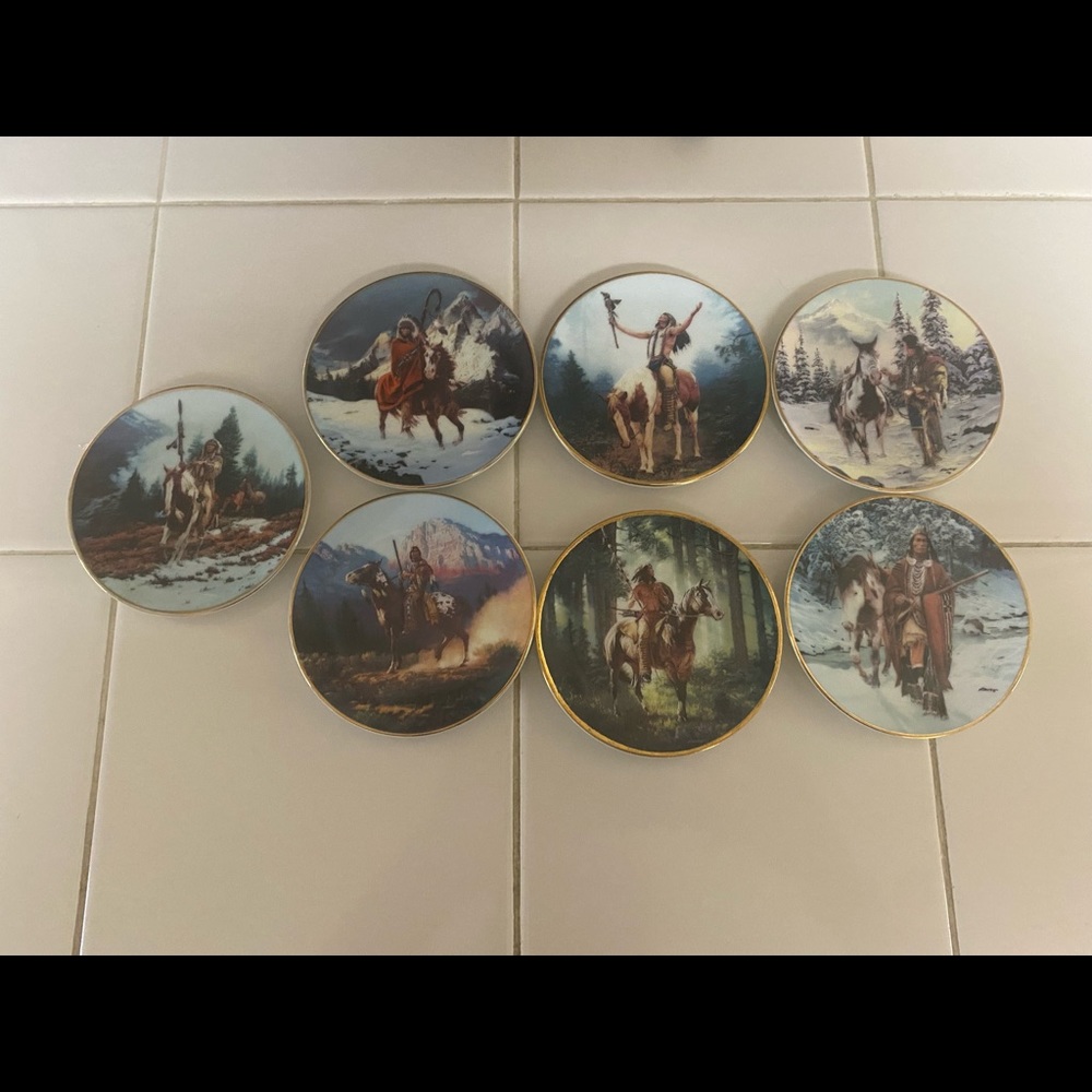 Mystic Warrior mini plate collection